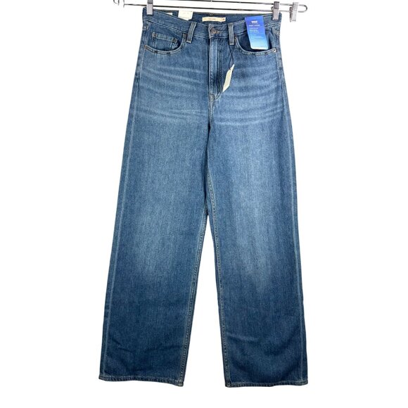 Levis performance High Loose jeans chill tech light hemp 90s boho sz 28 - Picture 1 of 11
